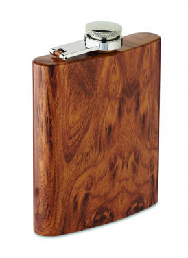 Logo trade business gift photo of: Slim hip flask 190 ml