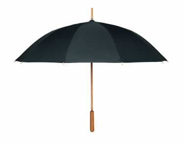 Logo trade corporate gift photo of: 23,5 inch RPET/bamboo umbrella