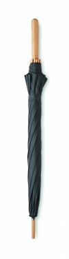 Logo trade advertising product photo of: 23,5 inch RPET/bamboo umbrella