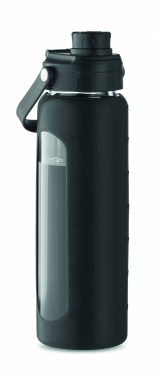 Logo trade promotional product photo of: Glass bottle with sleeve 750 ml