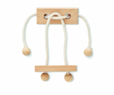 Logo trade promotional item photo of: Wooden brain teaser rectangle