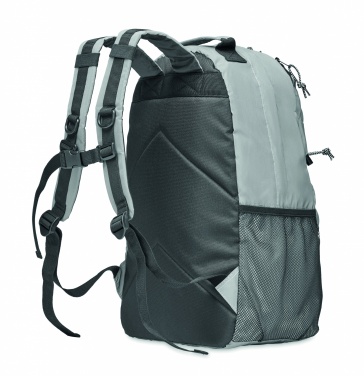 Logo trade promotional merchandise image of: High reflective backpack 190T