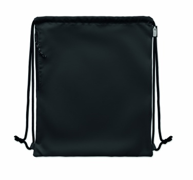 Logo trade promotional products image of: Large drawstring bag 300D RPET