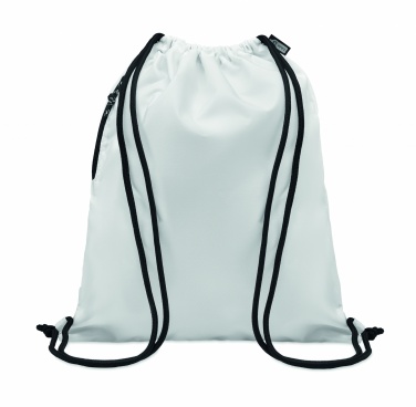 Logotrade promotional giveaway image of: Large drawstring bag 300D RPET