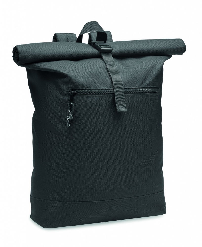 Logotrade promotional giveaway picture of: 600D RPET rolltop backpack