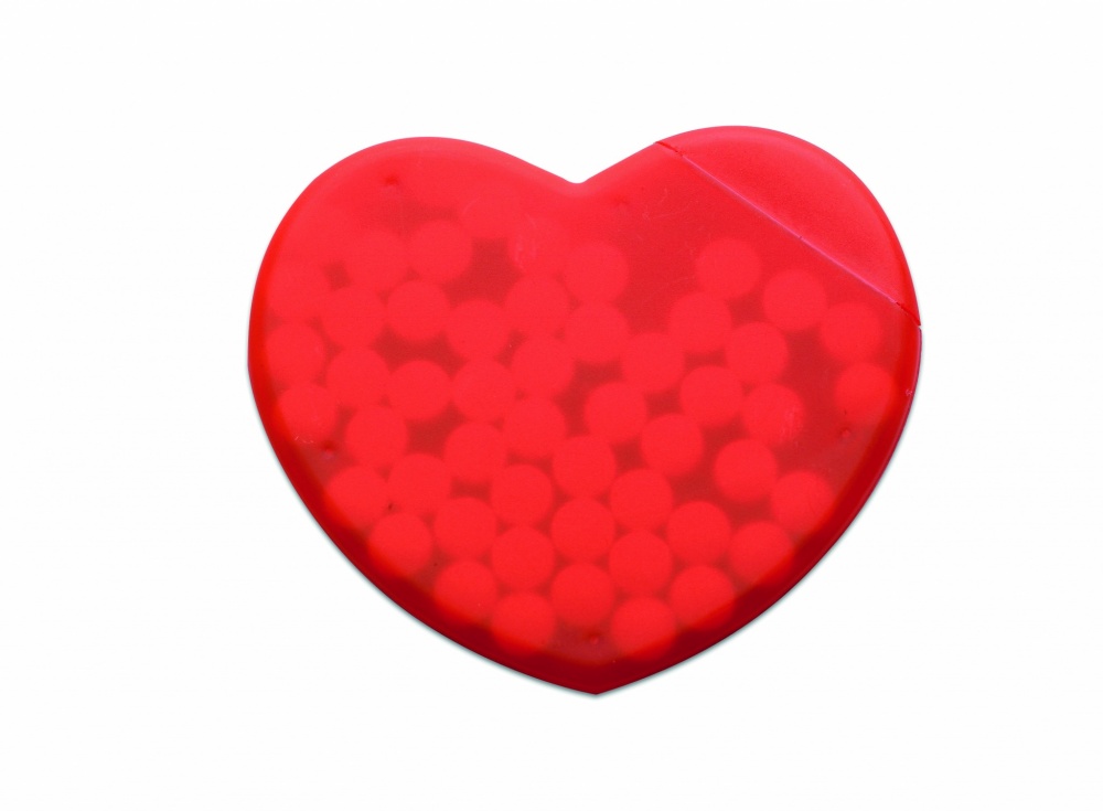 Logotrade promotional item picture of: Heart shape peppermint box