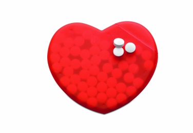 Logotrade promotional merchandise photo of: Heart shape peppermint box