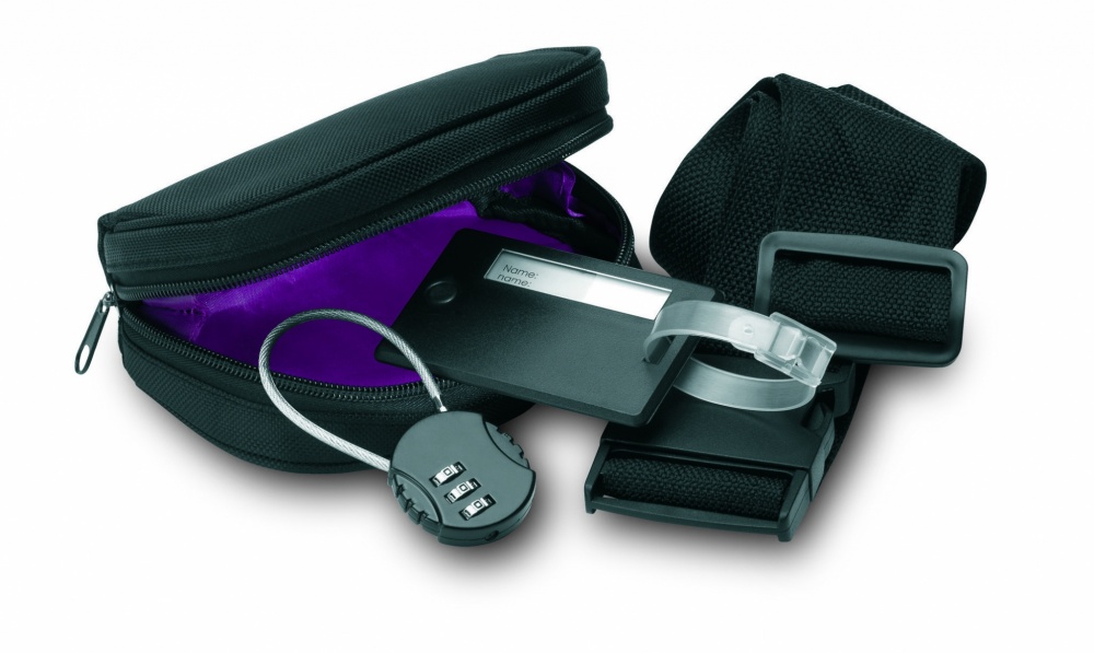 Logo trade promotional giveaway photo of: 3 piece travel set