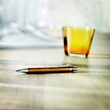Logotrade promotional products photo of: Bamboo automatic ball pen