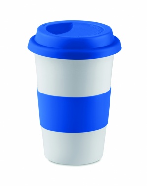 Logotrade promotional merchandise picture of: Ceramic mug w/ lid and sleeve