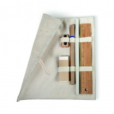 Logotrade promotional gifts photo of: Stationary set in cotton pouch