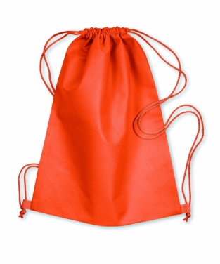Logo trade promotional item photo of: 80gr/m² nonwoven drawstring