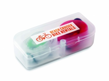 Logotrade promotional giveaway picture of: 2 bicycle lights in PP box