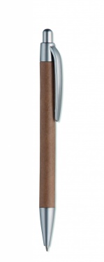 Logo trade promotional item photo of: Carton barrel ball pen