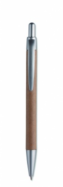 Logo trade advertising product photo of: Carton barrel ball pen