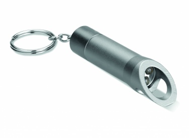 Logo trade promotional merchandise picture of: Metal torch key ring Ylivieska