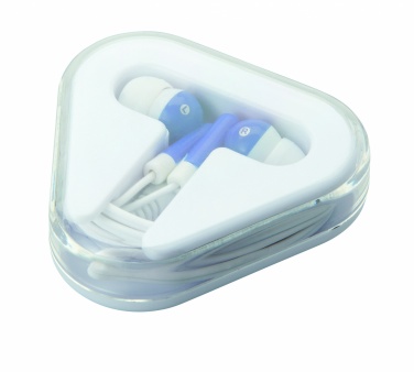 Logo trade promotional gift photo of: Earphones in PS case