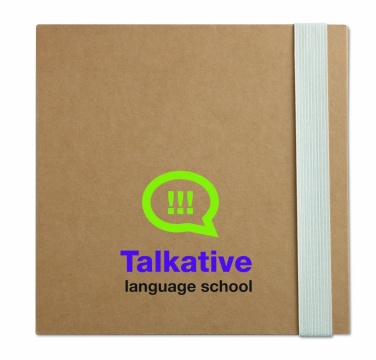 Logo trade promotional merchandise image of: Notebook with memo set and pen