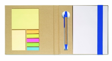 Logotrade corporate gift image of: Notebook with memo set and pen