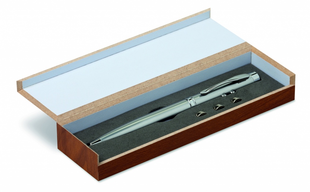 Logo trade promotional products picture of: Laser pointer in wooden box