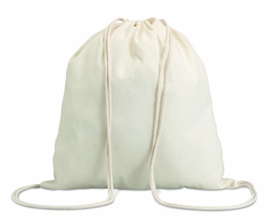 Logo trade promotional products picture of: 100gr/m² cotton drawstring bag