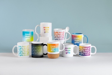 Logo trade promotional giveaways image of: Coloured sublimation mug
