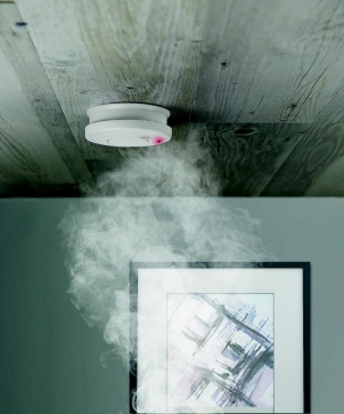 Logo trade promotional merchandise image of: Smoke detector