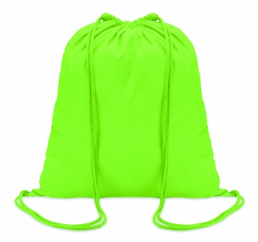 Logo trade promotional products image of: 100gr/m² cotton drawstring bag
