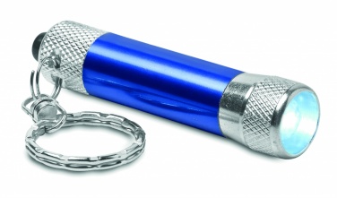 Logo trade promotional merchandise image of: Aluminium torch with key ring