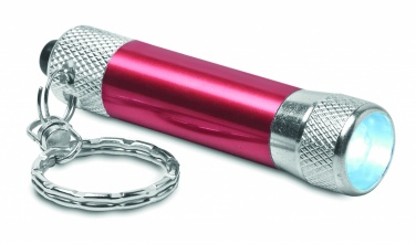 Logotrade corporate gift image of: Aluminium torch with key ring