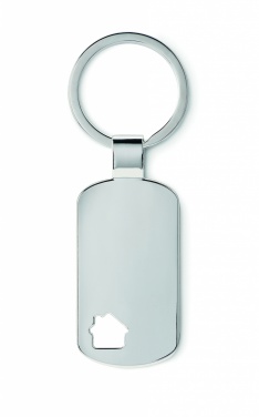 Logotrade promotional product picture of: Key ring with house detail Jelgava