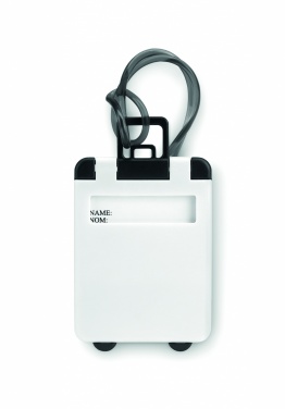 Logotrade corporate gift image of: Luggage tags plastic