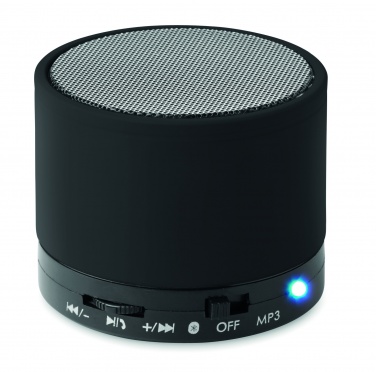 Logotrade promotional giveaway image of: Round wireless speaker