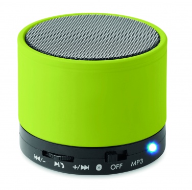 Logo trade promotional gifts picture of: Round wireless speaker