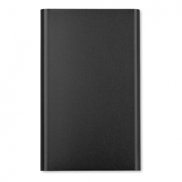 Logo trade promotional items image of: Flat power bank 4000 mAh