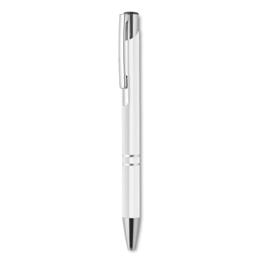 Logo trade corporate gift photo of: Push button aluminium pen BERN