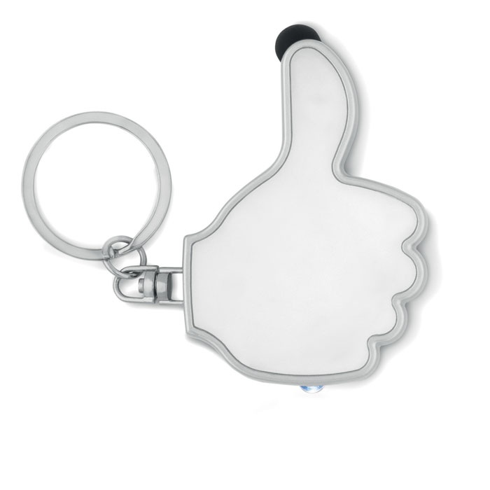 Logotrade promotional items photo of: Thumbs up led light w/key ring Valmiera