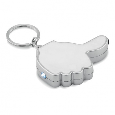 Logotrade promotional giveaway image of: Thumbs up led light w/key ring Valmiera