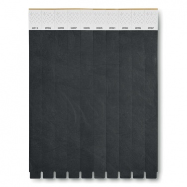 Logo trade promotional item photo of: One sheet of 10 wristbands