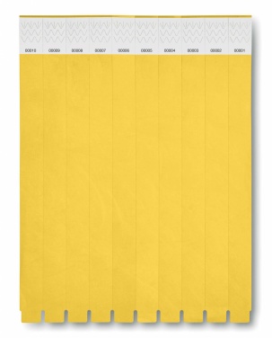 Logo trade corporate gifts image of: One sheet of 10 wristbands