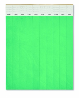Logo trade advertising product photo of: One sheet of 10 wristbands