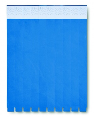 Logo trade corporate gifts image of: One sheet of 10 wristbands