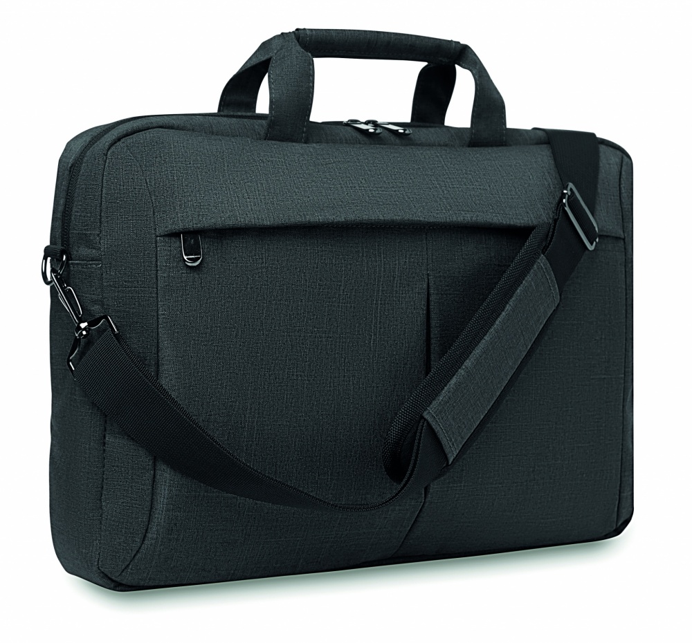 Logo trade corporate gifts picture of: Laptopbag in 360D polyester