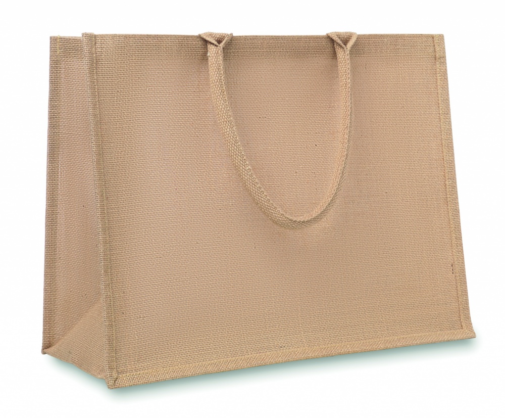 Logo trade promotional merchandise image of: Jute shopping bag