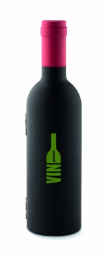 Logo trade promotional items image of: Bottle shape wine set