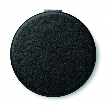 Logo trade promotional merchandise photo of: Round PU mirror