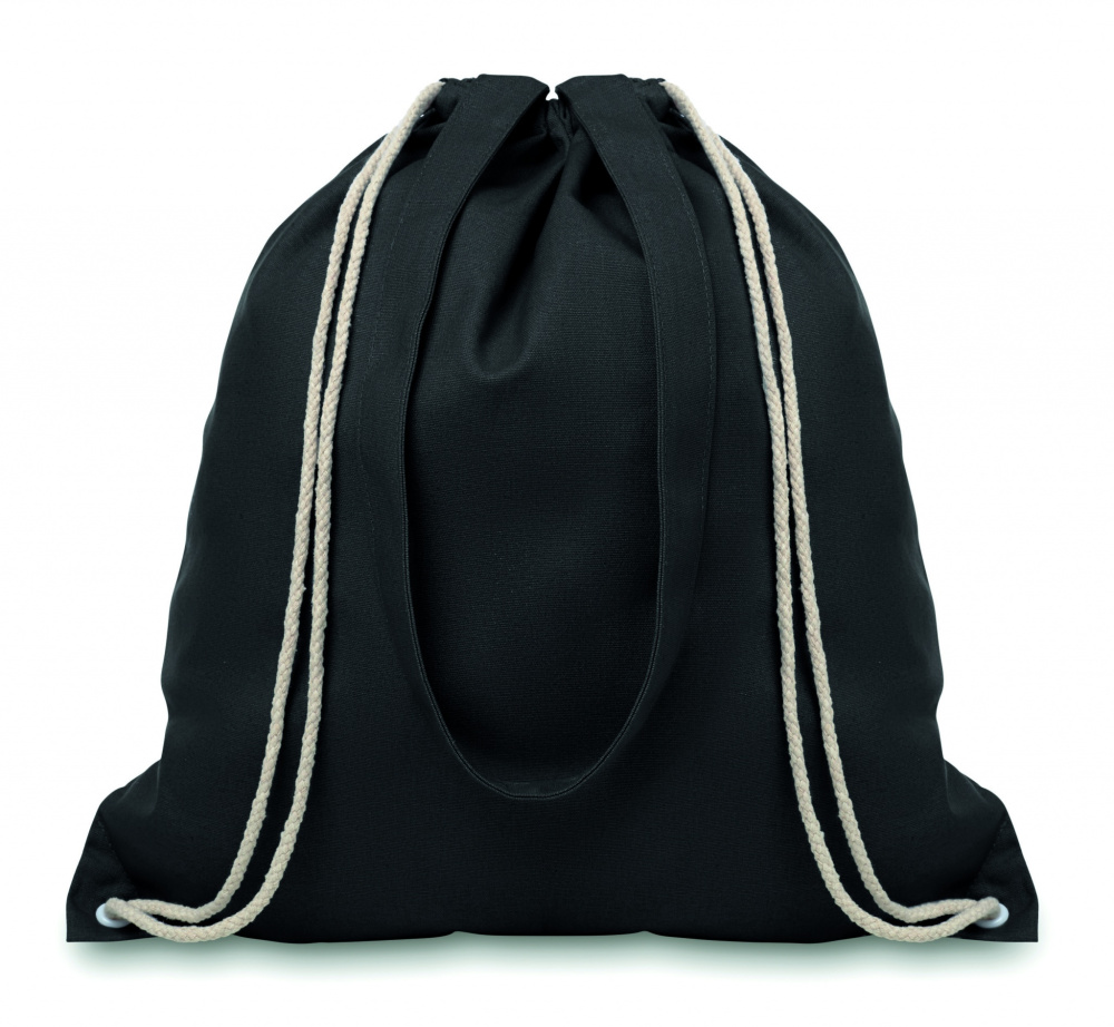Logo trade promotional products picture of: 220gr/m² canvas 2 function bag