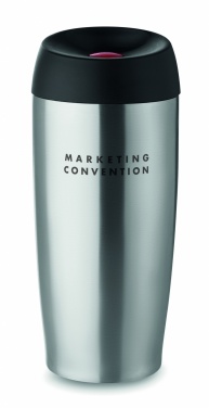 Logo trade promotional gifts image of: Double wall travel cup 350 ml