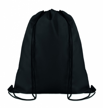 Logo trade business gift photo of: 210D Polyester drawstring bag