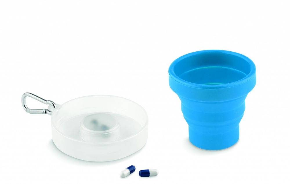 Logotrade promotional gift image of: Silicone foldable cup